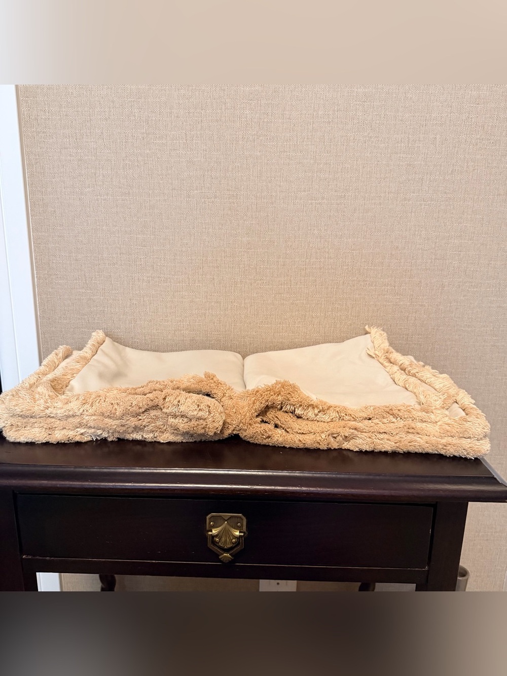 Made in the UK; Luxury Velvet Throw Pillow Covers (2): Fringed, Size 22”